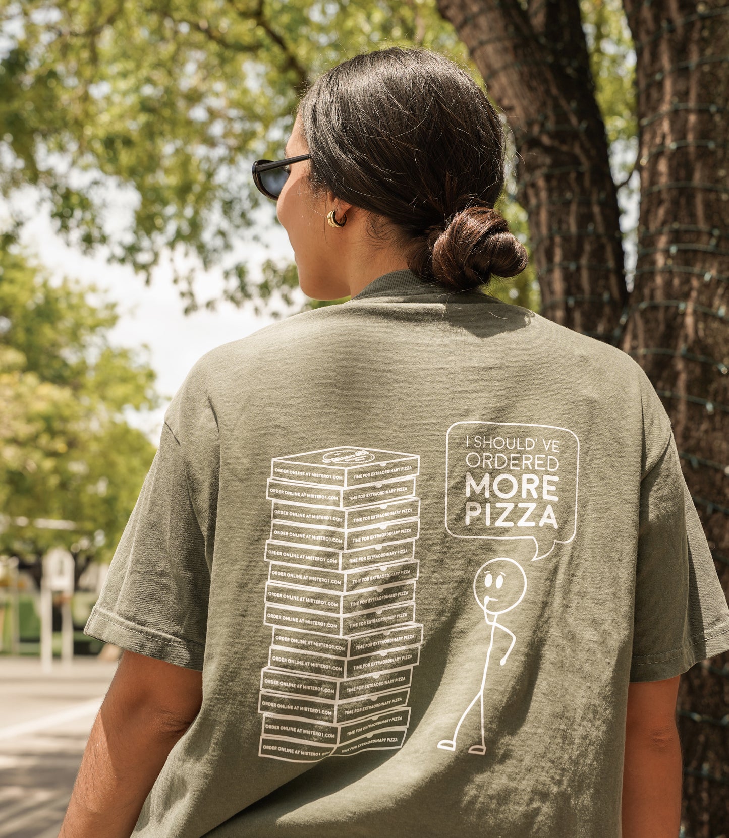 "I Should've Ordered More Pizza" Tee - Green