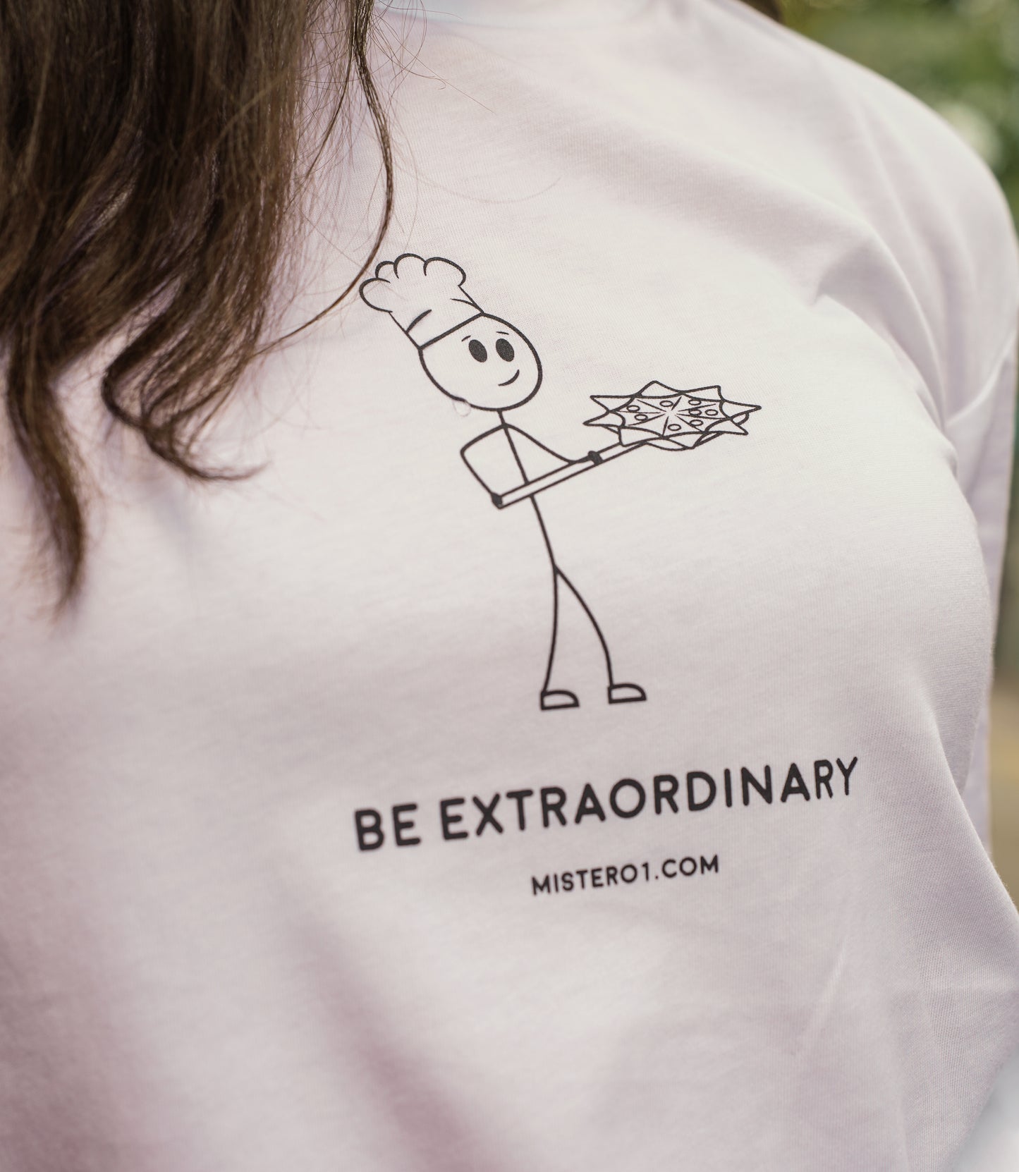 Stick Figure Classic Tee -White