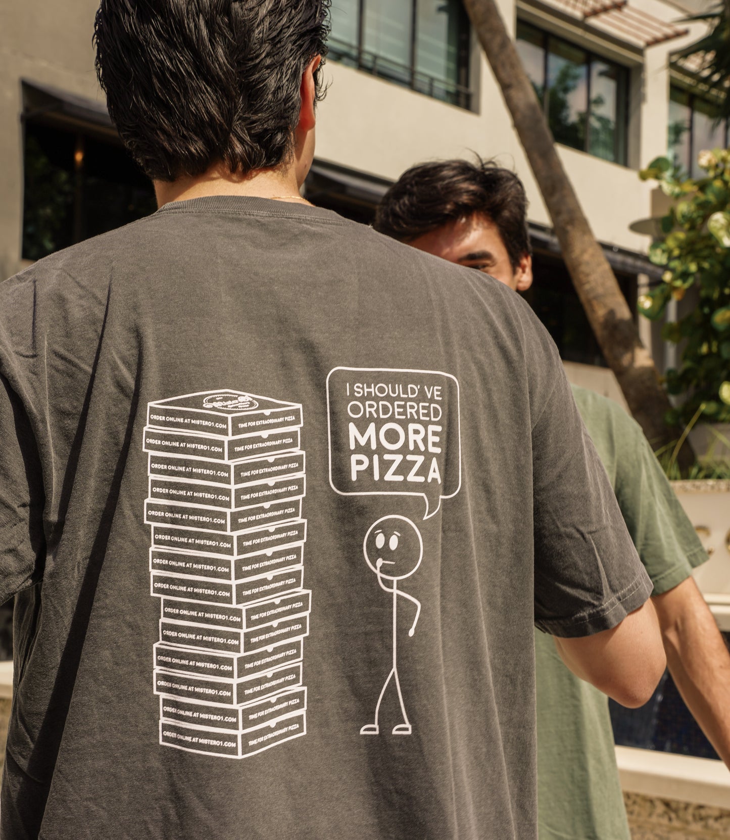 "I Should've Ordered More Pizza" Tee - Gray