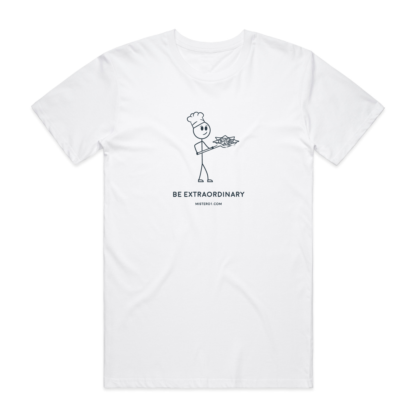 Stick Figure Classic Tee -White