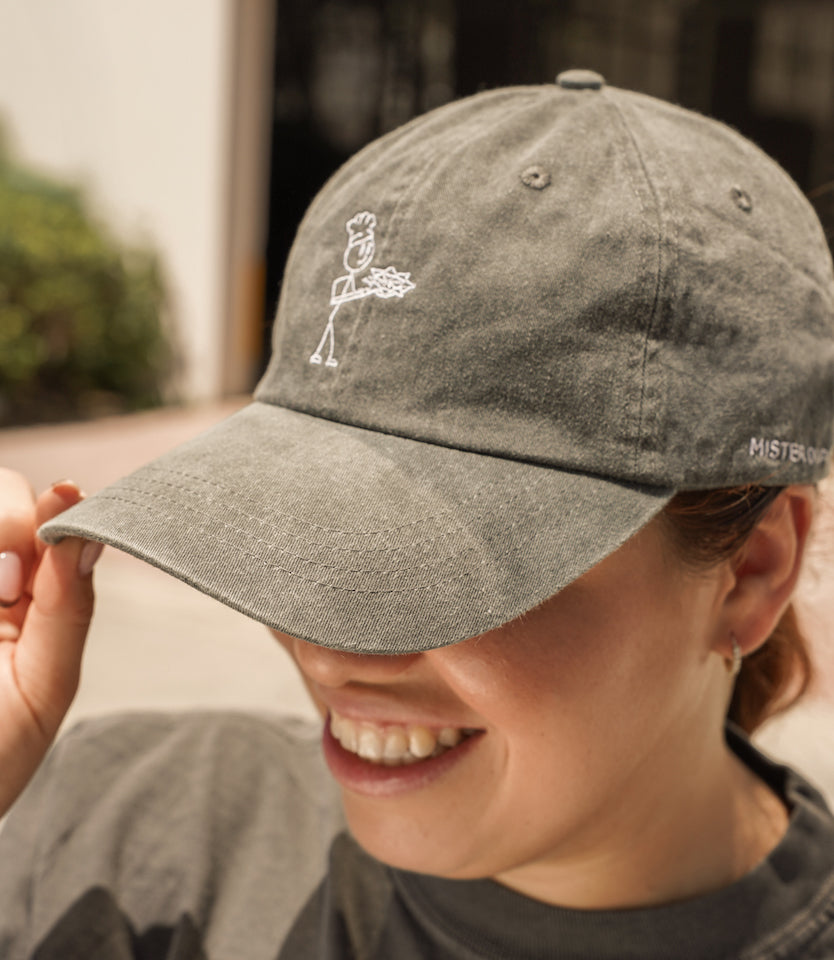 Stick Figure Classic Hat - Gray