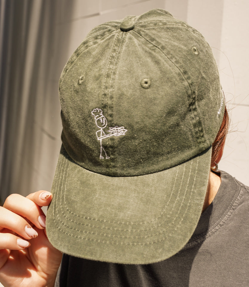 Stick Figure Classic Hat - Green