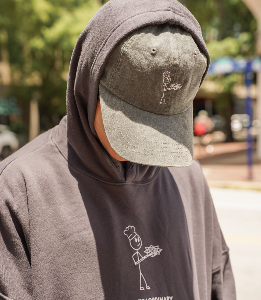 Stick Figure Classic Hat - Gray