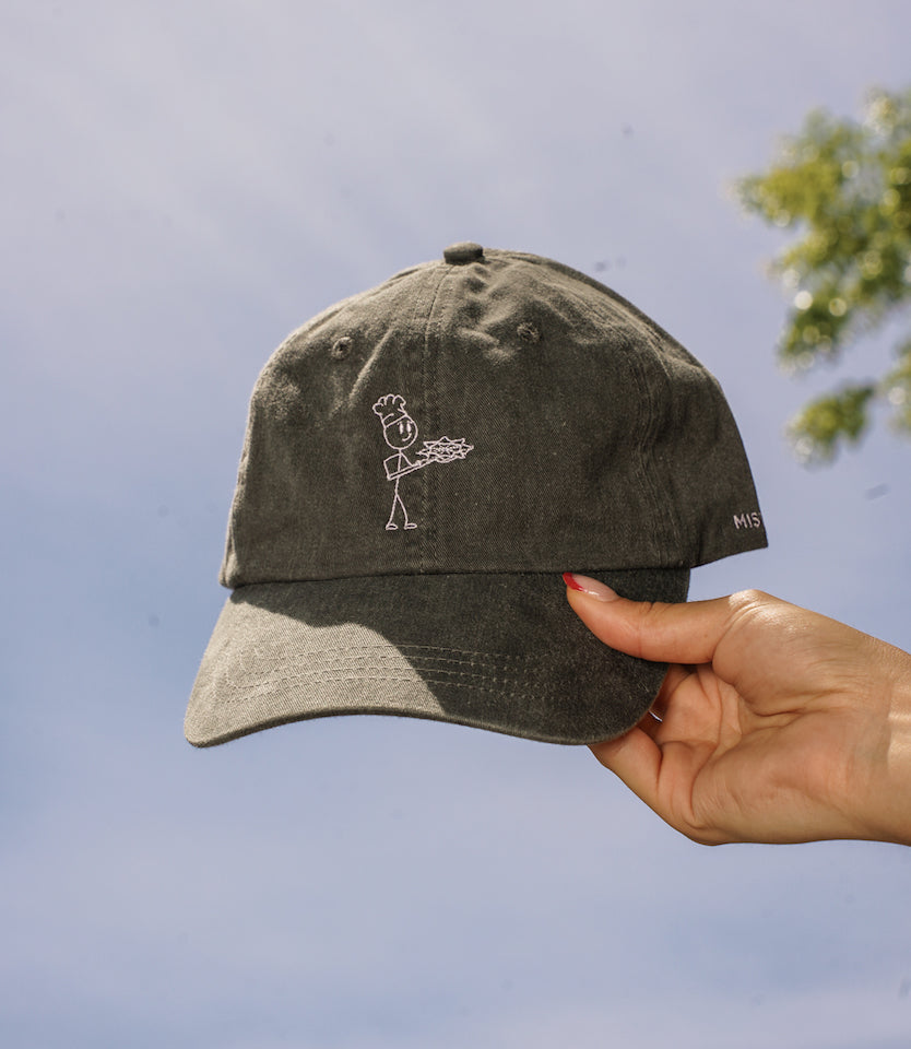 Stick Figure Classic Hat - Gray