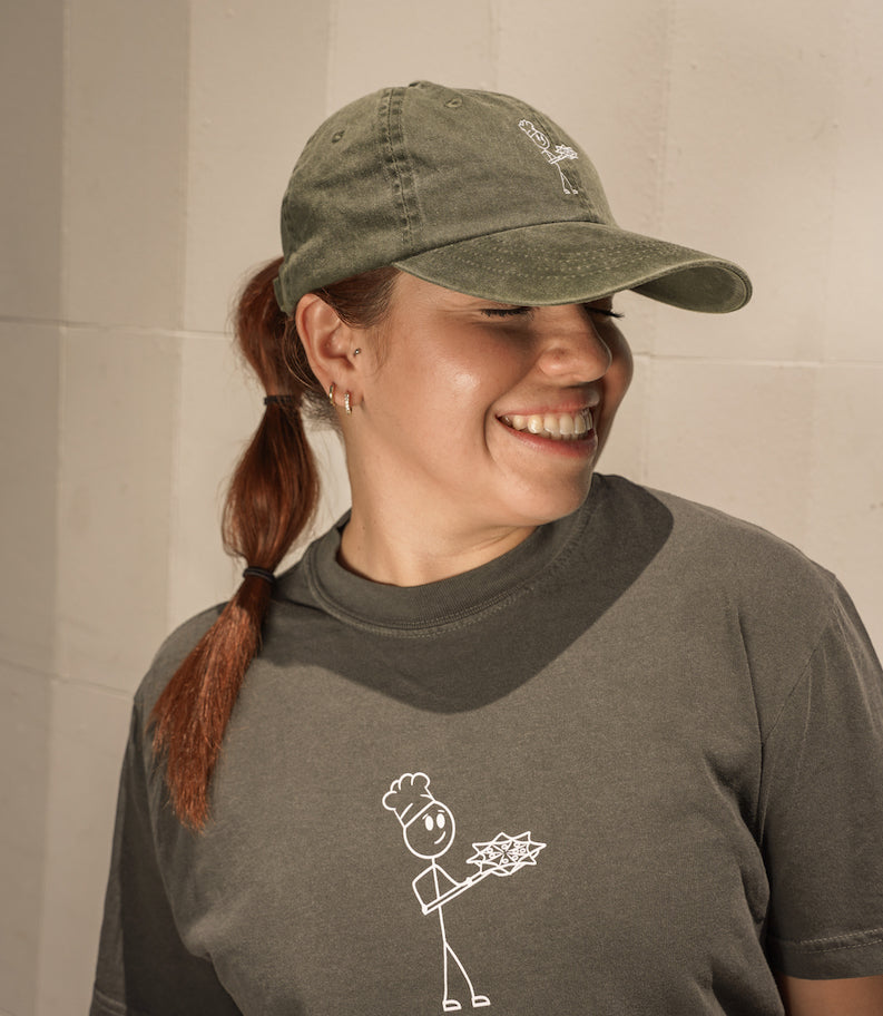Stick Figure Classic Hat - Green