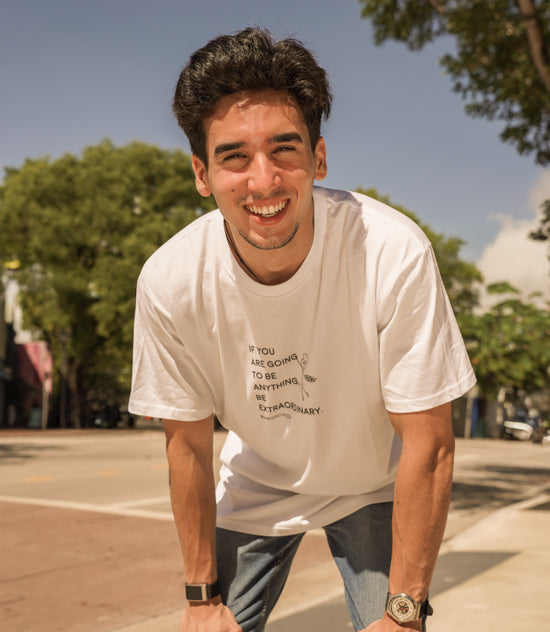 "Be Extraordinary" Tee - White