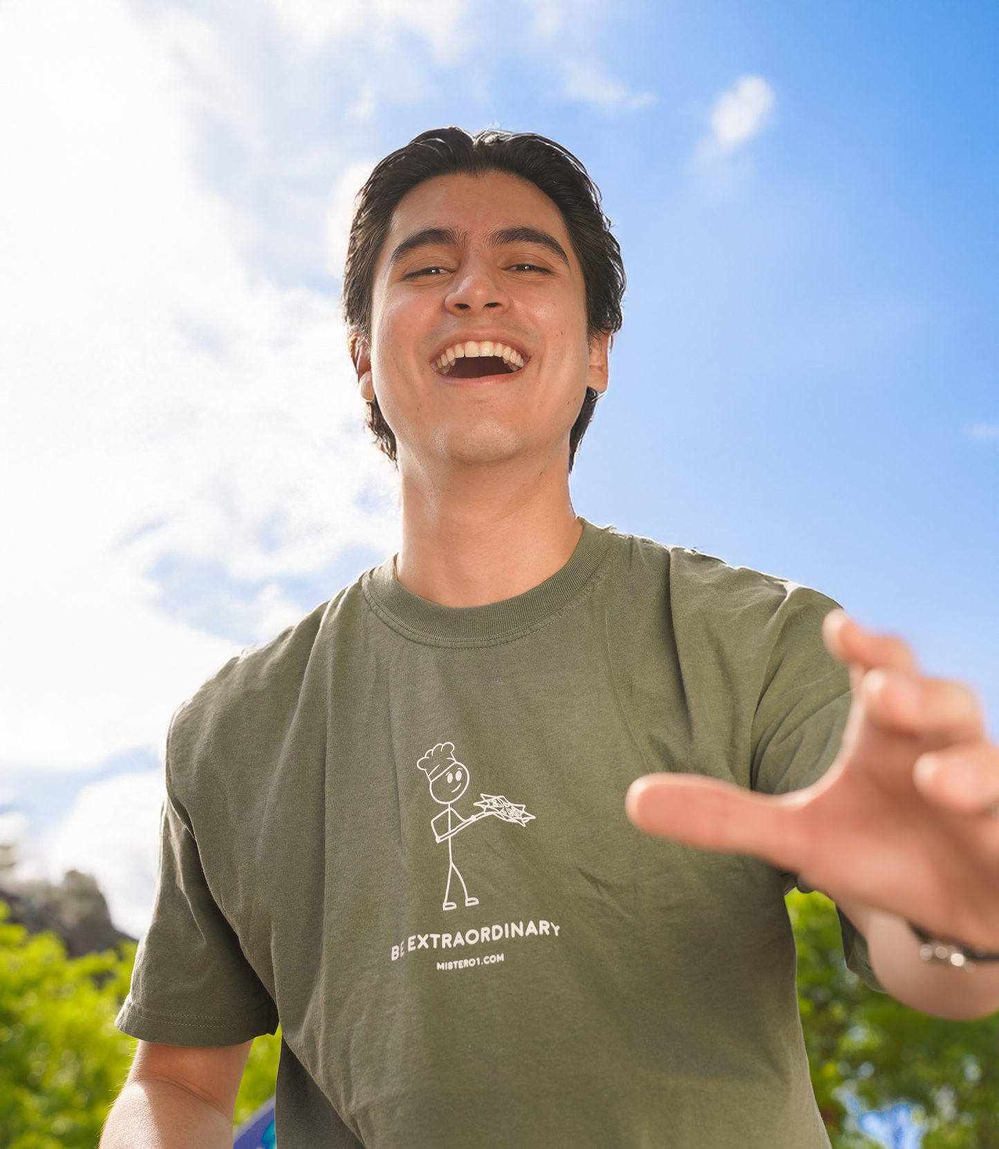 Stick Figure Classic Tee - Green