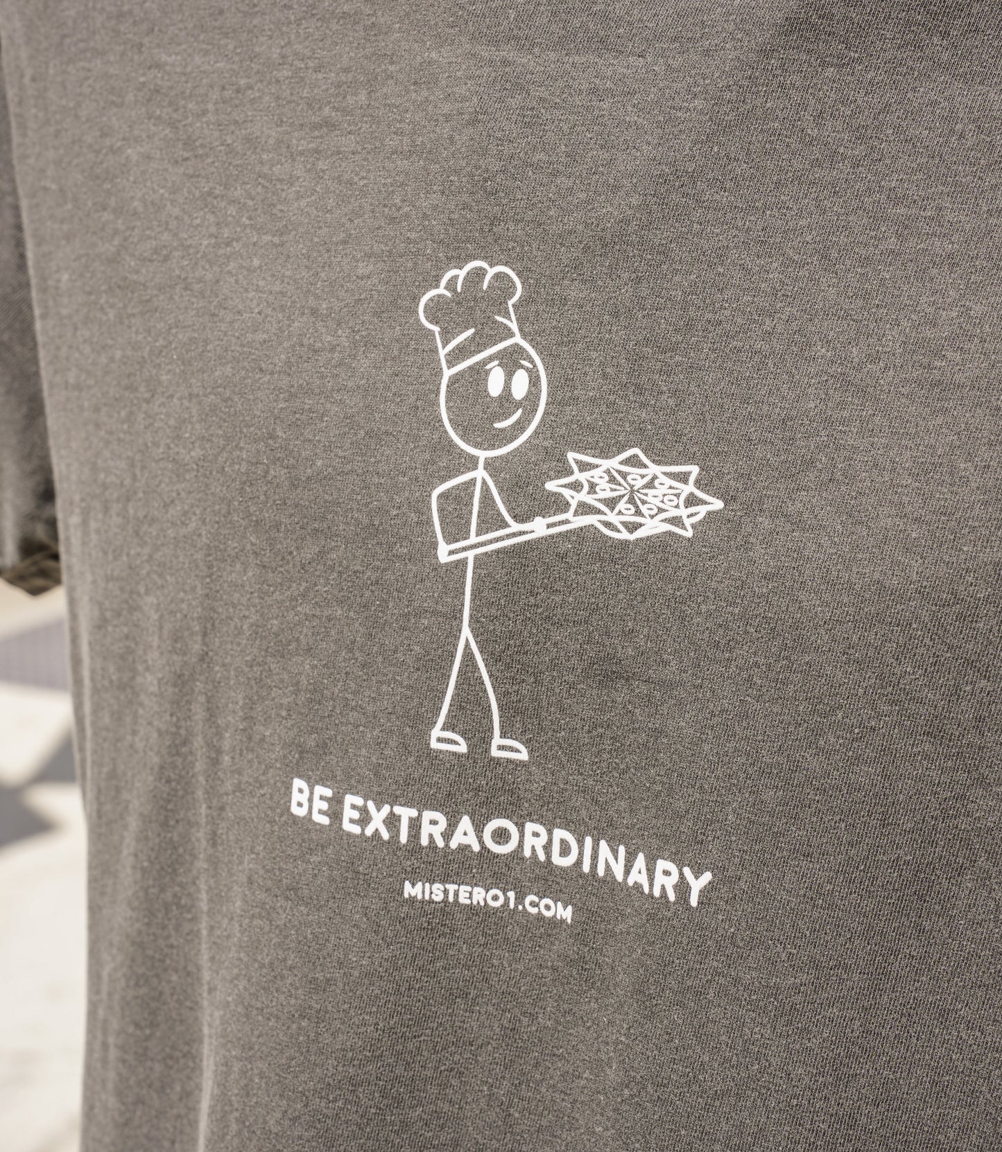 Stick Figure Classic Tee - Gray