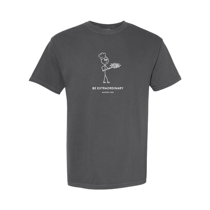 Stick Figure Classic Tee - Gray