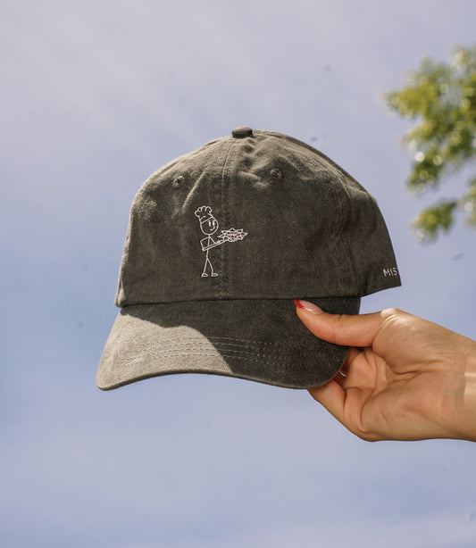 Stick Figure Classic Hat - Gray