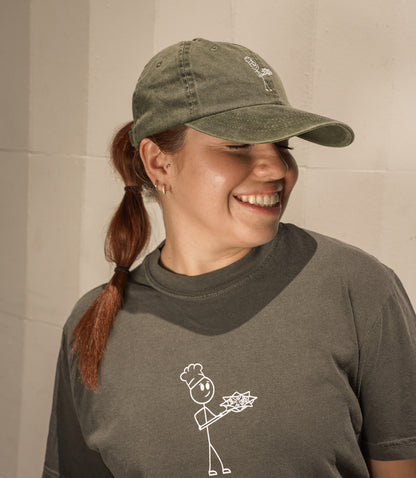 Stick Figure Classic Hat - Green