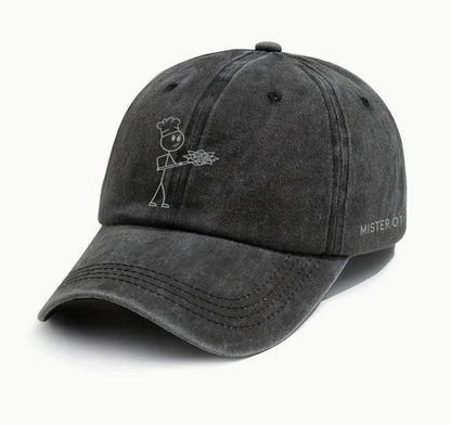 Stick Figure Classic Hat - Gray