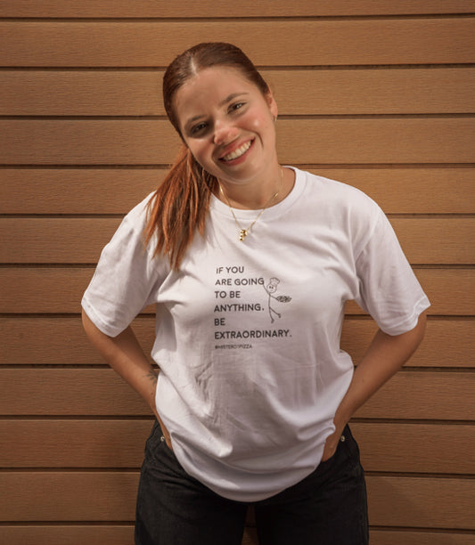"Be Extraordinary" Tee - White