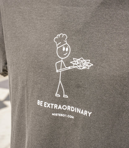 Stick Figure Classic Tee - Gray